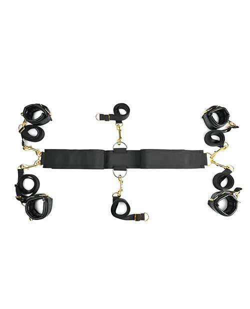 Anal Sportsheets Under the Bed Restraint Set Special Edition BlackGold