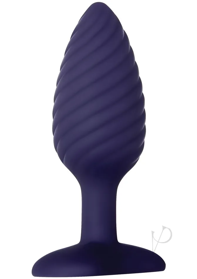Anal Zero Tolerance Zero Tolerance Wicked Twister Rechargeable Silicone Vibrating Butt Plug Purple