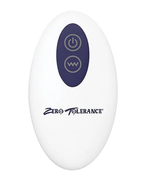Anal Zero Tolerance Zero Tolerance Wicked Twister Rechargeable Silicone Vibrating Butt Plug Purple
