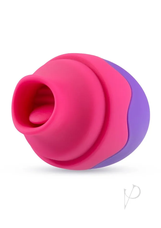 Aria Flutter Tongue Rechargeable Silicone Vibrator Purple Aria Vibrators