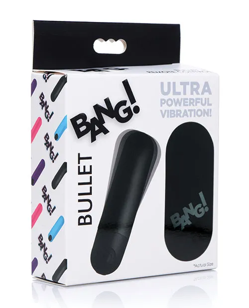 Bang Female Sex Toys Bang Vibrating Bullet with Remote Control Black