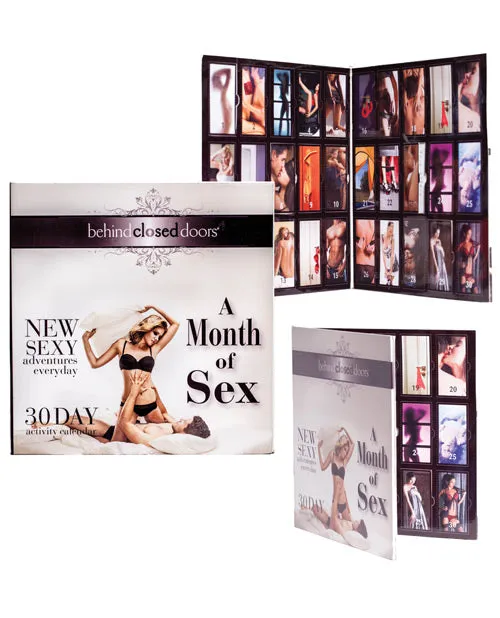 Behind Closed Doors Couples Behind Closed Doors Month Of Sex Activity Calender