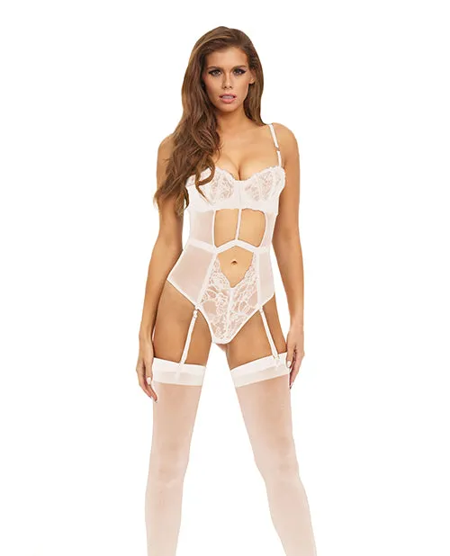 Bombshell Boudoir Female Sex Toys Bombshell Boudoir Strap Overlay Teddy White MD Bombshell Boudoir Female Sex Toys Bombshell Boudoir Strap Overlay Teddy White MD