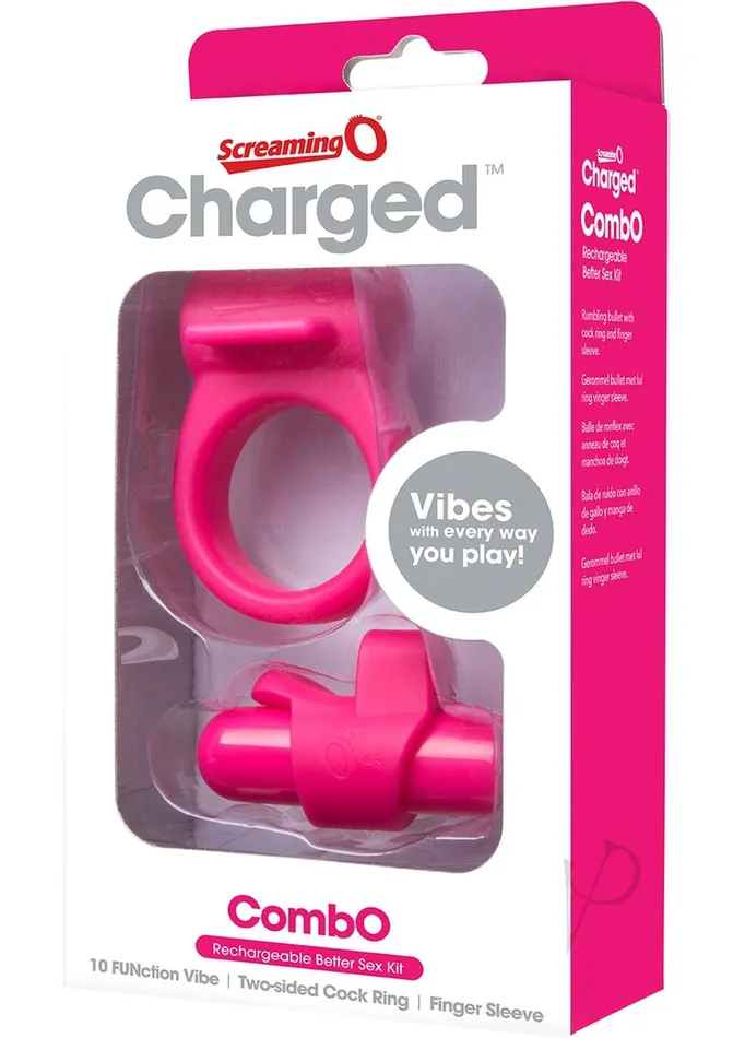 Charged Combo USB Rechargeable Silicone Kit 1 Waterproof Pink Charged Vibrators Charged Combo USB Rechargeable Silicone Kit 1 Waterproof Pink Charged Vibrators