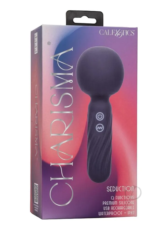 Charisma Vibrators Charisma Seduction Rechargeable Silicone Massager Wand Blue Charisma Vibrators Charisma Seduction Rechargeable Silicone Massager Wand Blue