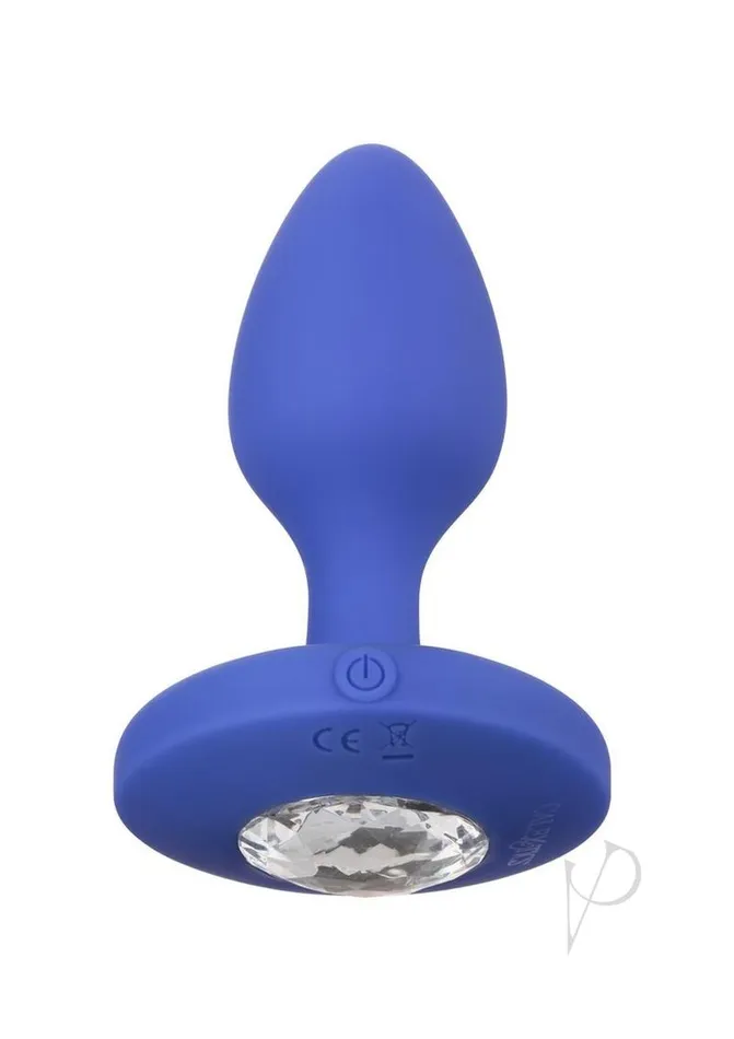 Cheeky Gems Rechargeable Silicone Vibrating Plug Medium Blue Cheeky Anal Cheeky Gems Rechargeable Silicone Vibrating Plug Medium Blue Cheeky Anal