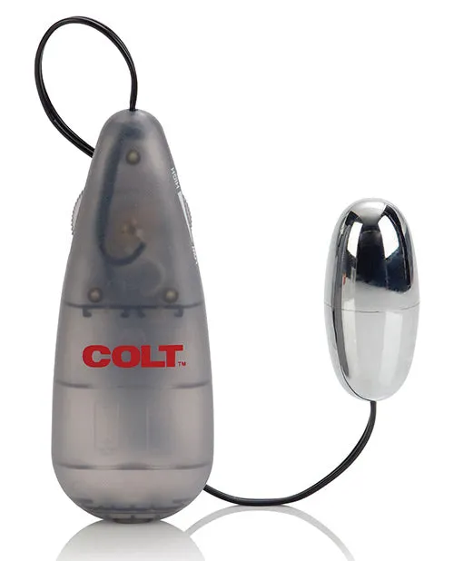 COLT MultiSpeed Power Pak Bullet with Wired Remote Control Silver Colt Female Sex Toys COLT MultiSpeed Power Pak Bullet with Wired Remote Control Silver Colt Female Sex Toys