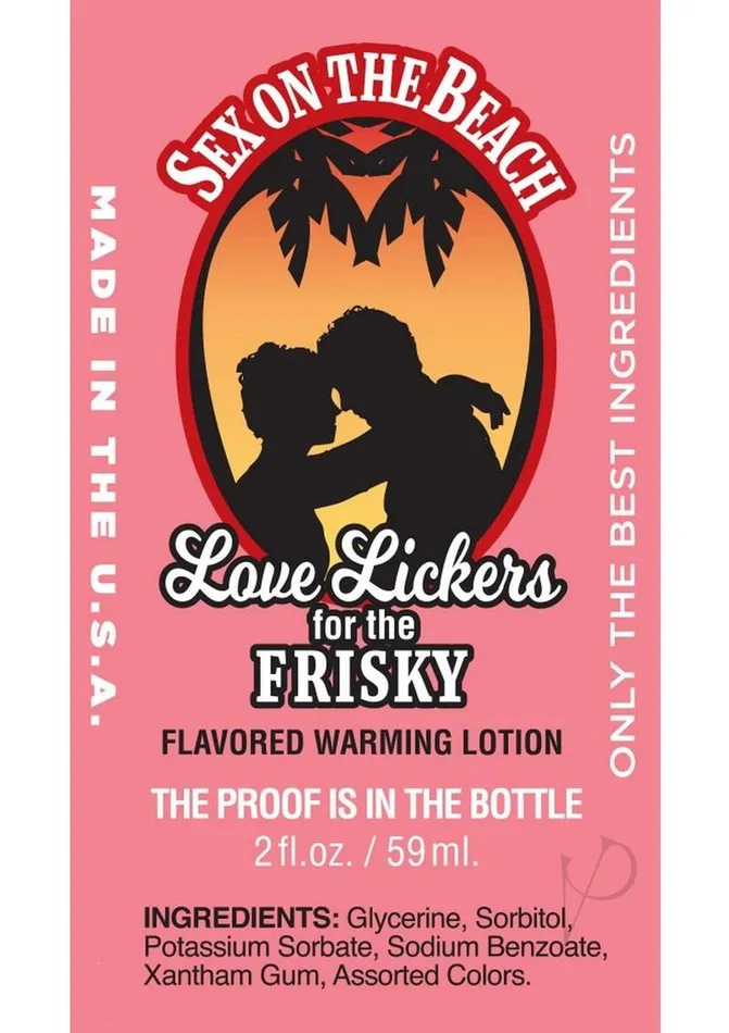 Couples Love Lickers Love Lickers Passion Fruit Flavored Warming Massage Oil 2oz Sex On The Beach Couples Love Lickers Love Lickers Passion Fruit Flavored Warming Massage Oil 2oz Sex On The Beach