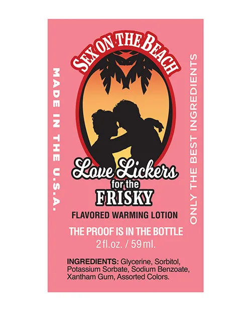 Couples Love Lickers Love Lickers Passion Fruit Flavored Warming Massage Oil 2oz Sex On The Beach Couples Love Lickers Love Lickers Passion Fruit Flavored Warming Massage Oil 2oz Sex On The Beach