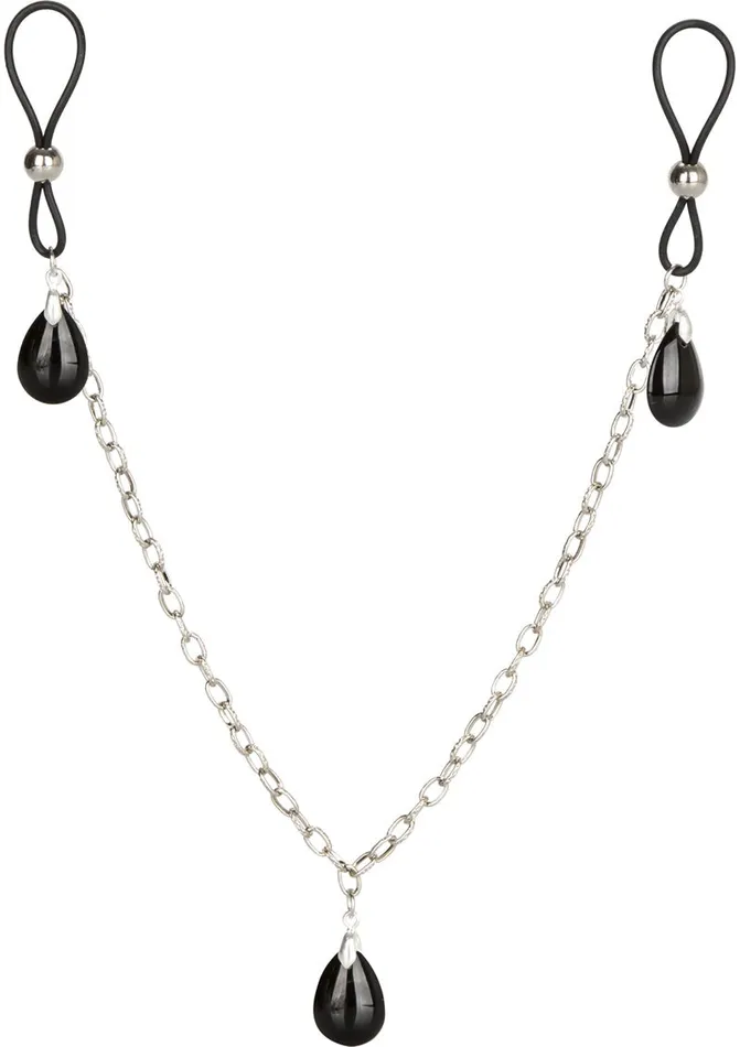 Couples Nipple Play Nipple Play Non Piercing Nipple Chain Jewelry Onyx