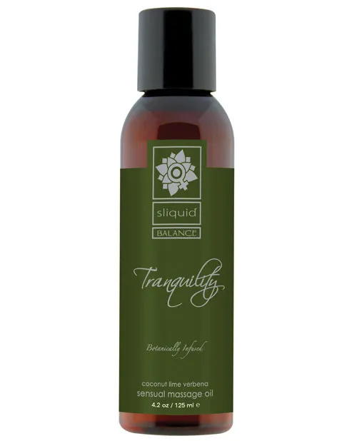 Couples Sliquid Sliquid Organics Massage Oil 42 oz Tranquility