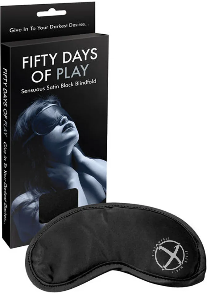 Creative Conceptions Anal Fifty Days of Play Blindfold Black