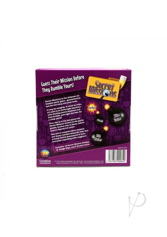 Creative Conceptions Secret Missions Dinner Party Game Games Creative Conceptions Secret Missions Dinner Party Game Games
