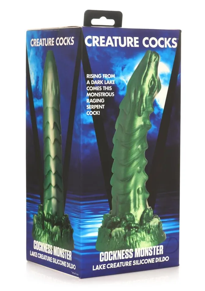 Creature Cocks Dildos Creature Cocks Cockness Monster Lake Creature Silicone Dildo Multicolor