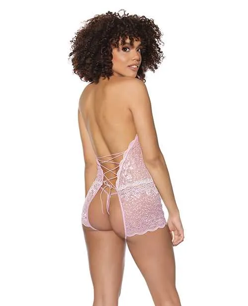 Crystal Pink Collection Vibrators Crystal Pink Halter Crotchless Teddy PinkSilver OS Crystal Pink Collection Vibrators Crystal Pink Halter Crotchless Teddy PinkSilver OS