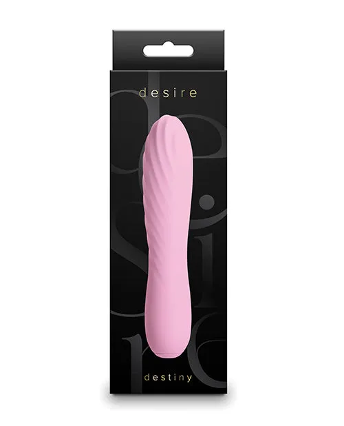 Desire Destiny Rechargeable Silicone Vibrator Pink Desire Vibrators Desire Destiny Rechargeable Silicone Vibrator Pink Desire Vibrators