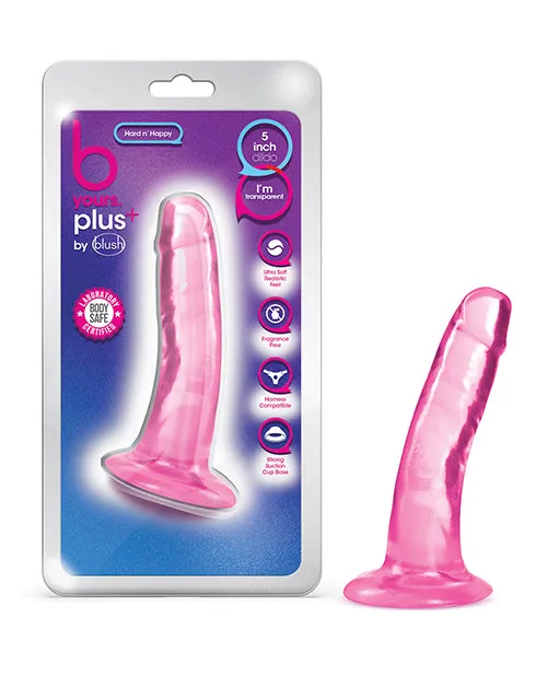 Dildos B Yours B Yours Plus Hard n Happy Realistic Dildo 55in Pink Dildos B Yours B Yours Plus Hard n Happy Realistic Dildo 55in Pink