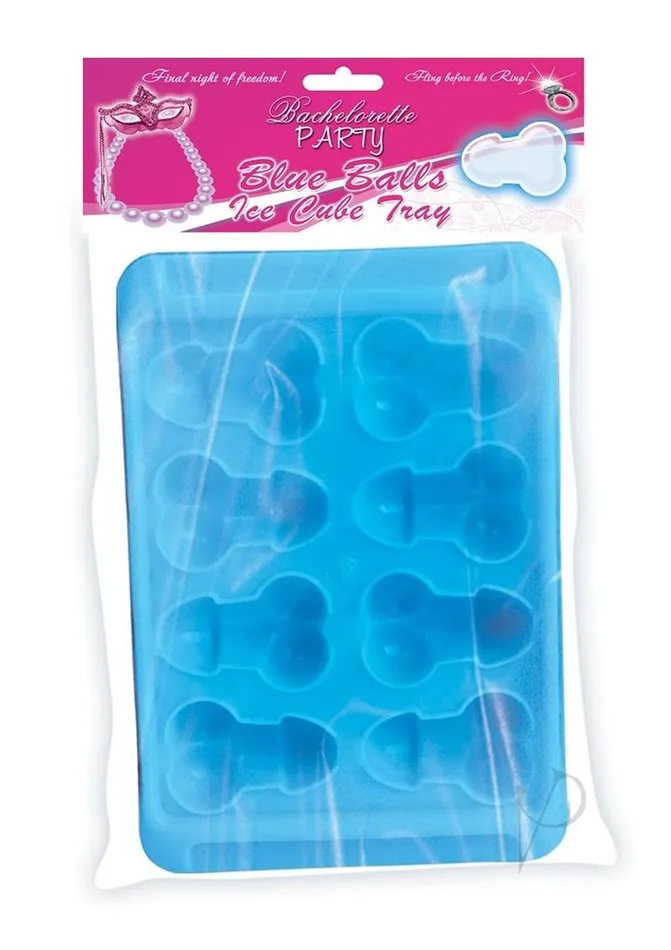 Dildos Bachelorette Blue Balls Penis Ice Tray 2 Per Pack