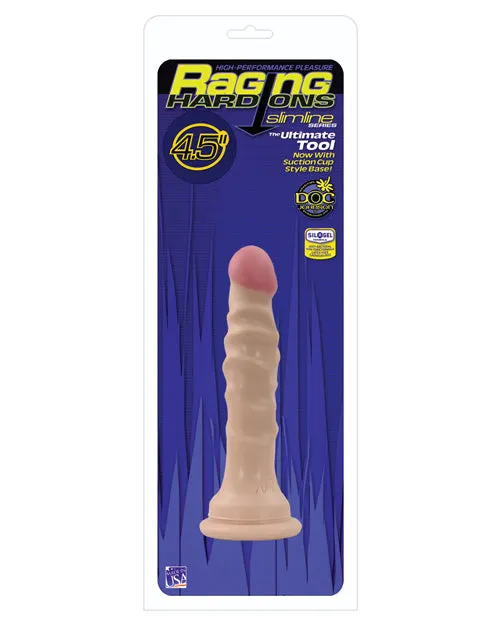 Dildos Doc Johnson Raging HardOns Slimline Series The Ultimate Tool Dildo with Suction Cup 45in Vanilla Dildos Doc Johnson Raging HardOns Slimline Series The Ultimate Tool Dildo with Suction Cup 45in Vanilla