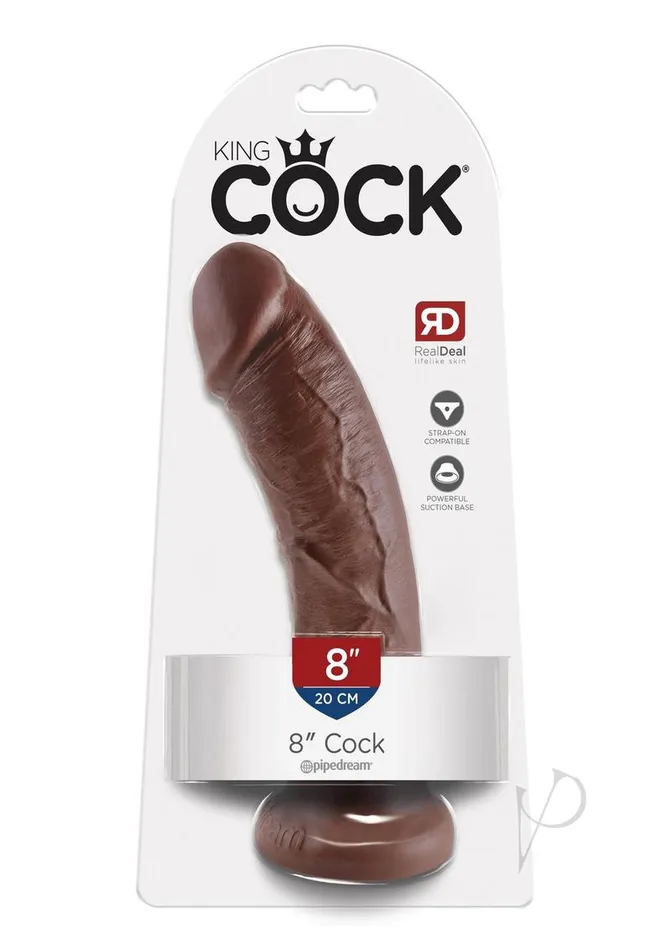 Dildos King Cock King Cock Dildo 8in Chocolate