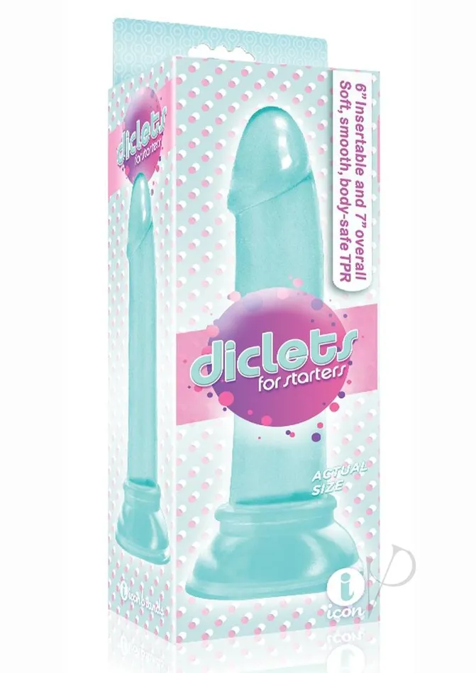 Dildos The 9s The 9s Diclets Jelly Dildo 7in Aqua