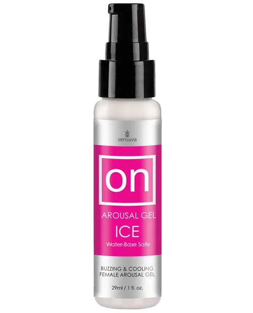 Enhancers On For Her Sensuva On Arousal Gel Ice Water Based Buzzing and Cooling Female Gel 1oz Enhancers On For Her Sensuva On Arousal Gel Ice Water Based Buzzing and Cooling Female Gel 1oz