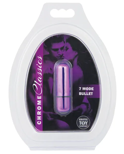 Erotic Toy Company Chrome Classics Bullet 7 Speed Purple Erotic Toy Company Vibrators Erotic Toy Company Chrome Classics Bullet 7 Speed Purple Erotic Toy Company Vibrators