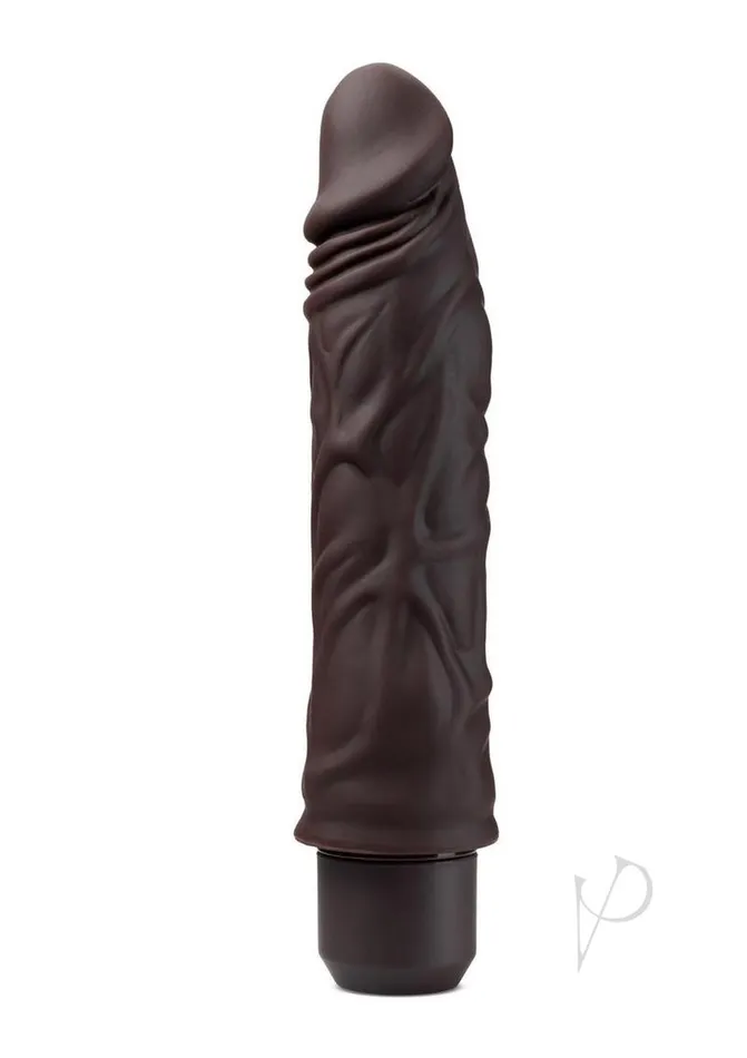 Female Sex Toys Dr Skin Dr Skin Platinum Collection Silicone Dr David Vibrating Dildo 8in Chocolate