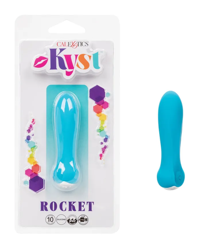 Female Sex Toys Kyst Kyst Rocket Rechargeable Silicone Bullet Blue Female Sex Toys Kyst Kyst Rocket Rechargeable Silicone Bullet Blue