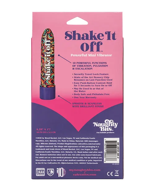 Female Sex Toys Naughty Bits Shake It Off Powerful Mini Vibrator Multi Color Naughty Bits Female Sex Toys Naughty Bits Shake It Off Powerful Mini Vibrator Multi Color Naughty Bits