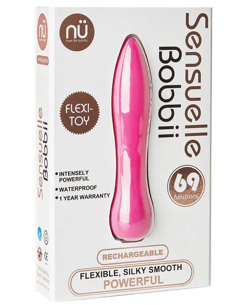 Female Sex Toys Nu Sensuelle Nu Sensuelle Bobbii Rechargeable Silicone Bullet Magenta