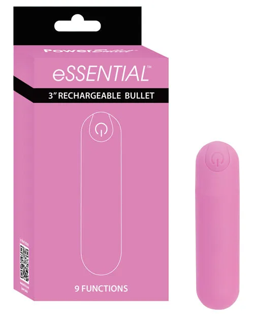 Female Sex Toys Powerbullet PowerBullet Essential Rechargeable Vibrating Bullet Pink