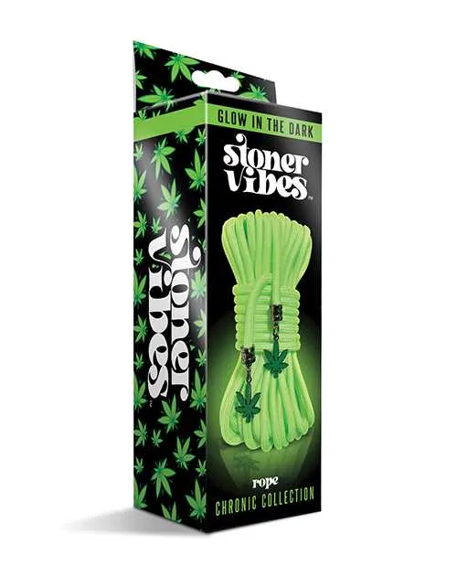 Female Sex Toys Stoner Vibes Glow in the Dark Rope Green Stoner Vibes