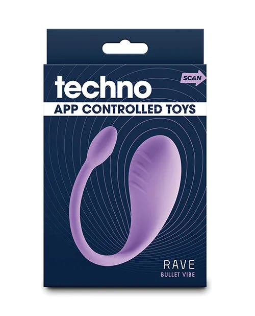 Female Sex Toys Techno Techno Rave Rechargeable Silicone App Compatible Vibrator Lavender Female Sex Toys Techno Techno Rave Rechargeable Silicone App Compatible Vibrator Lavender