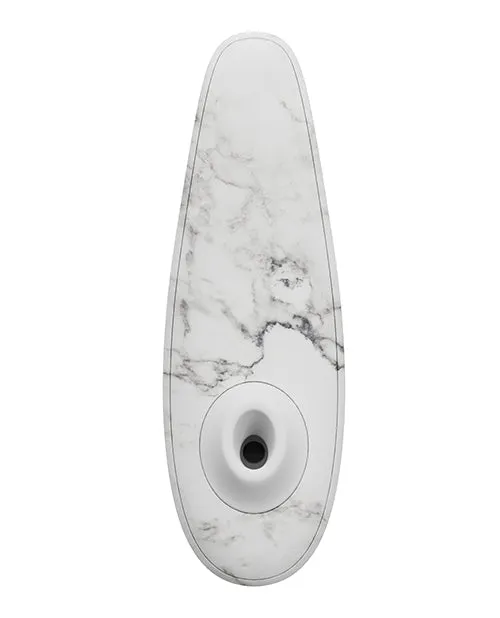 Female Sex Toys Womanizer Womanizer Marilyn Monroe Special Edition Rechargeable Clitoral Stimulator White Marble