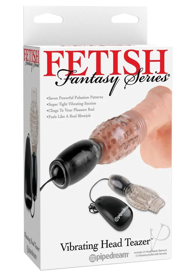 Fetish Fantasy Series Female Sex Toys Fetish Fantasy Series Vibrating Head Teazer Sleeve with Bullet and Wired Remote Control Smoke Fetish Fantasy Series Female Sex Toys Fetish Fantasy Series Vibrating Head Teazer Sleeve with Bullet and Wired Remote Control Smoke