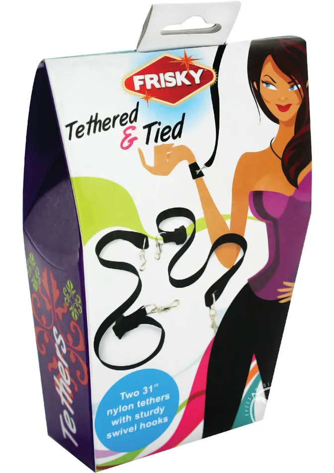Frisky Anal Frisky Tethered and Tied Novice Tethers Black