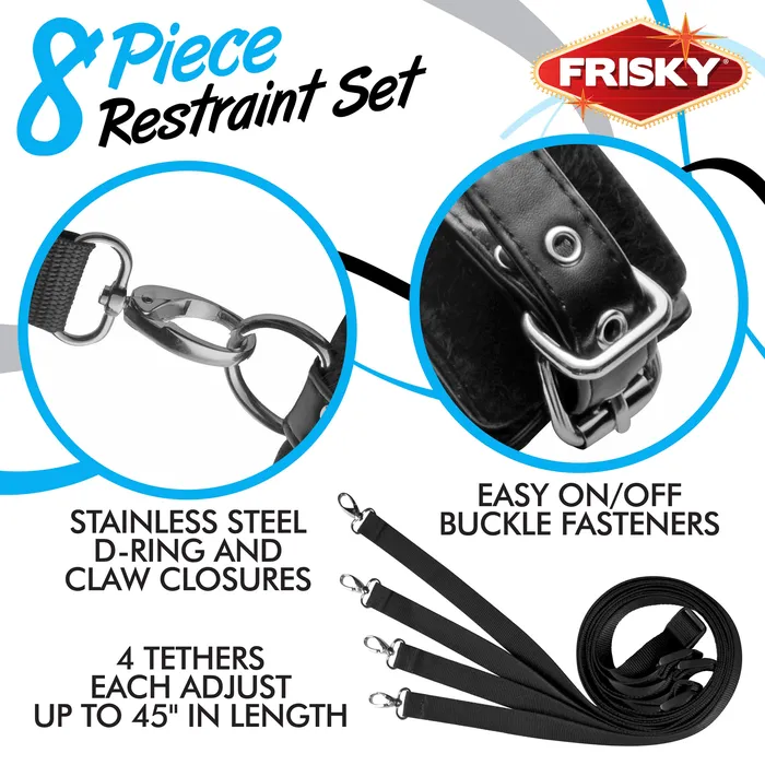 Frisky Frisky 8Piece Restraint Set Couples