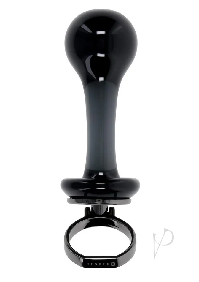 Gender X Anal Gender X Blow Pop Glass Anal Plug Black Gender X Anal Gender X Blow Pop Glass Anal Plug Black