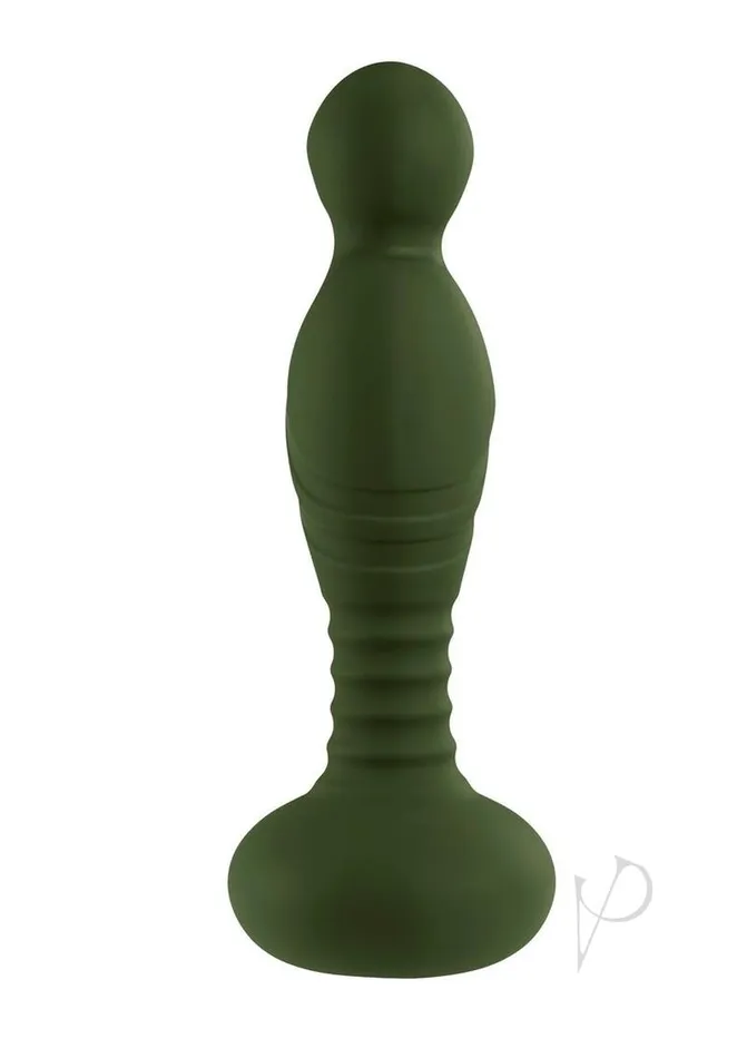 Gender X Female Sex Toys Gender X The General Rechargeable Silicone Vibrator with Remote Control Green