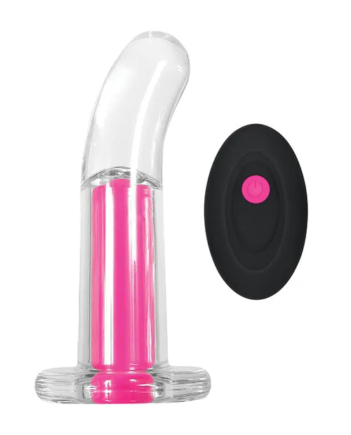Gender X Pink Paradise Silicone Rechargeable Vibrator with Remote Control ClearPink Gender X Female Sex Toys