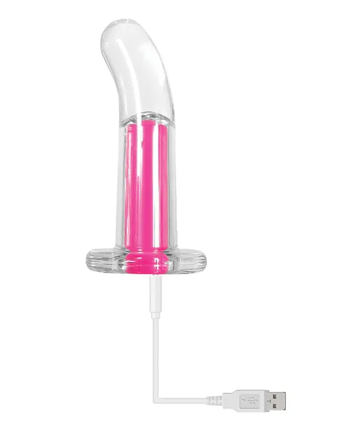 Gender X Pink Paradise Silicone Rechargeable Vibrator with Remote Control ClearPink Gender X Female Sex Toys
