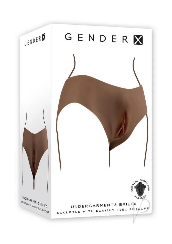 Gender X Undergarments Briefs with Silicone Vagina Chocolate Gender X Male Sex Toys Gender X Undergarments Briefs with Silicone Vagina Chocolate Gender X Male Sex Toys
