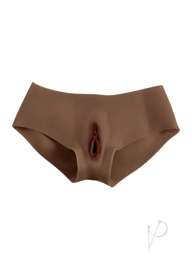 Gender X Undergarments Briefs with Silicone Vagina Chocolate Gender X Male Sex Toys