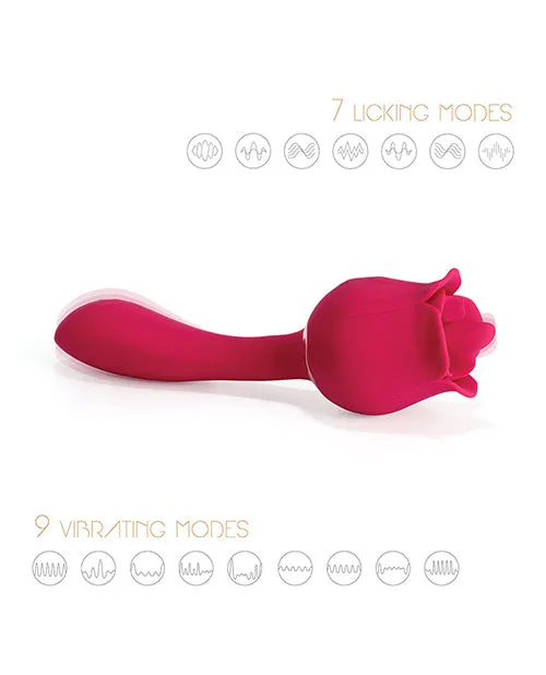 Honey Play Box Rhea Clit Licking Tongue Rose Vibrator G Spot Massager Red Vibrators Honey Play Box Rhea Clit Licking Tongue Rose Vibrator G Spot Massager Red Vibrators
