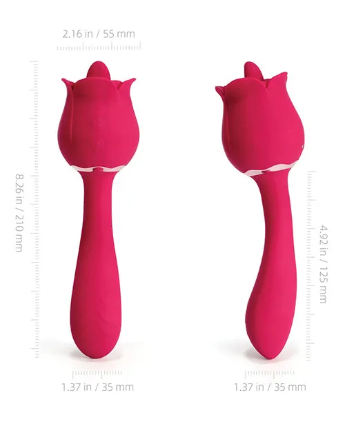 Honey Play Box Rhea Clit Licking Tongue Rose Vibrator G Spot Massager Red Vibrators Honey Play Box Rhea Clit Licking Tongue Rose Vibrator G Spot Massager Red Vibrators