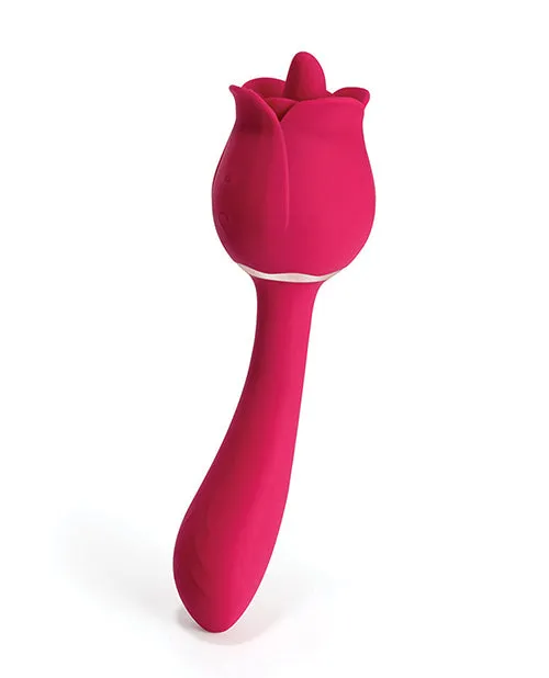 Honey Play Box Rhea Clit Licking Tongue Rose Vibrator G Spot Massager Red Vibrators Honey Play Box Rhea Clit Licking Tongue Rose Vibrator G Spot Massager Red Vibrators