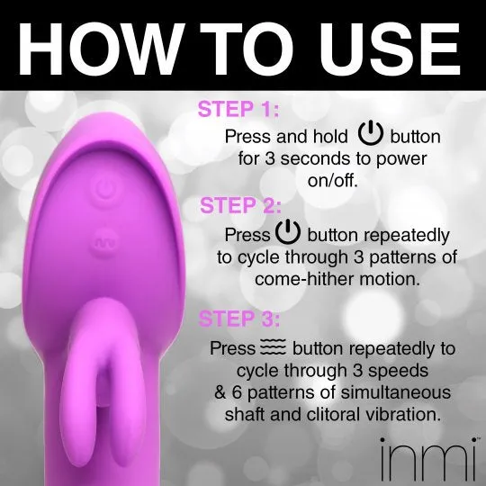 INMI Female Sex Toys 12X ComeHither Rocker Silicone Vibrator
