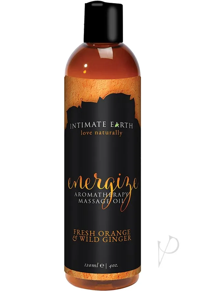 Intimate Earth Couples Intimate Earth Energize Aromatherapy Massage Oil Fresh Orange and Wild Ginger 4oz Intimate Earth Couples Intimate Earth Energize Aromatherapy Massage Oil Fresh Orange and Wild Ginger 4oz