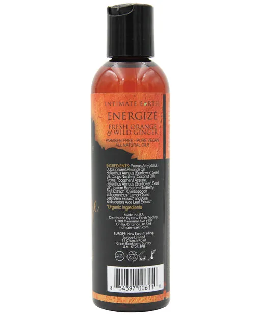 Intimate Earth Couples Intimate Earth Energize Aromatherapy Massage Oil Fresh Orange and Wild Ginger 4oz Intimate Earth Couples Intimate Earth Energize Aromatherapy Massage Oil Fresh Orange and Wild Ginger 4oz